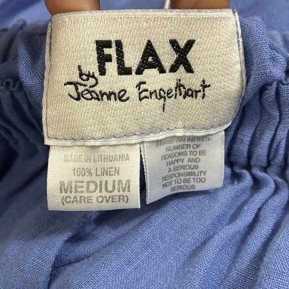 Flax Carefree Pant - Full Length Linen size M - Picture 5 of 12